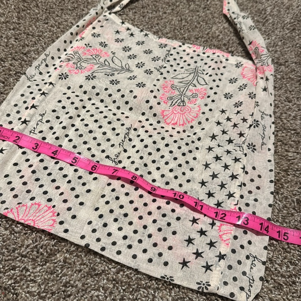 Free People lightweight cheesecloth tote bag - new! - Picture 3 of 6